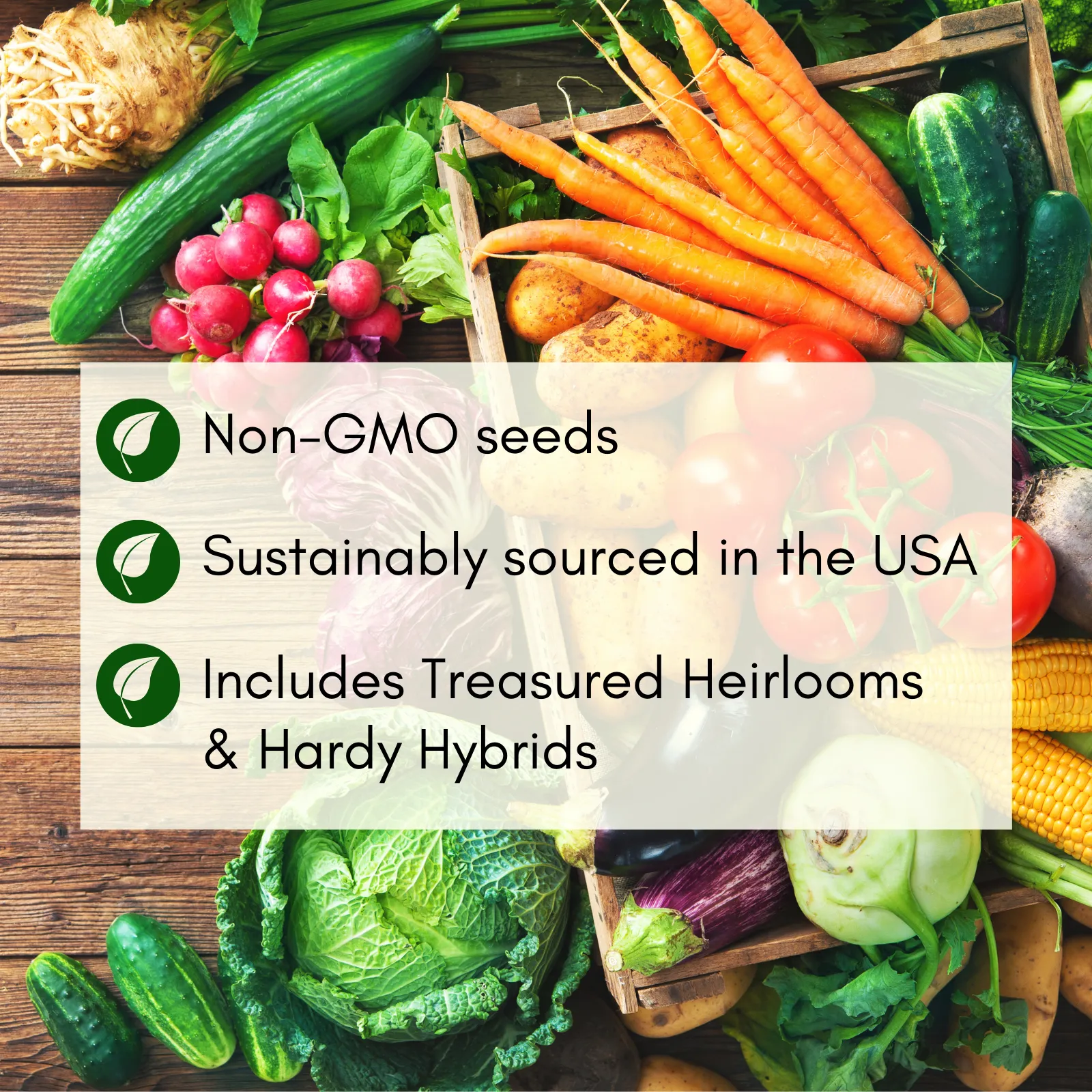 Veggie Garden Favorites Grow Kit | 725 Seeds, 29 Varieties   60 Organic EcoPaper Seed Pots | Non-GMO, Resealable Bags, Peat-Alternative
