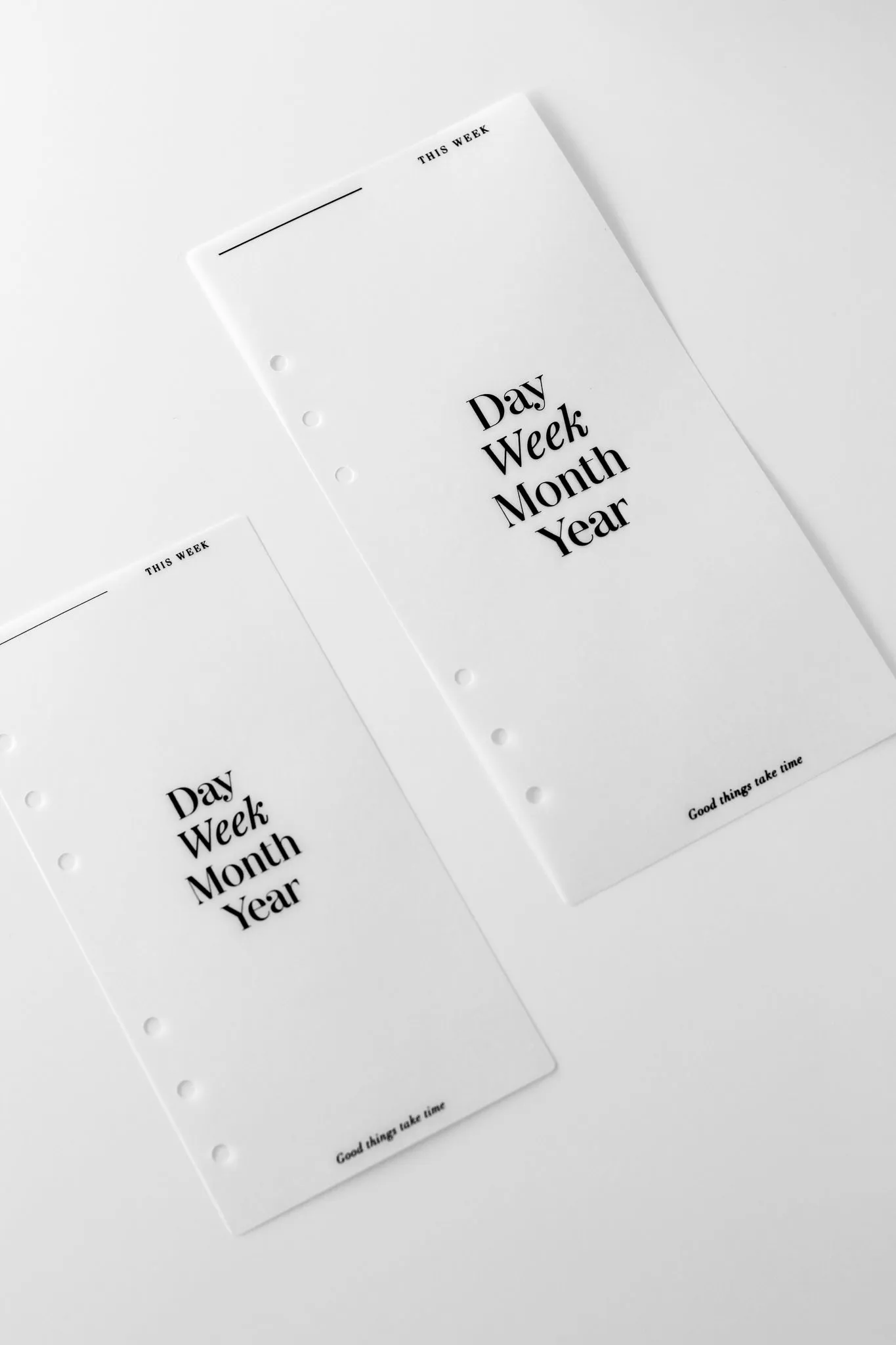 Vellum Weekly Page Marker