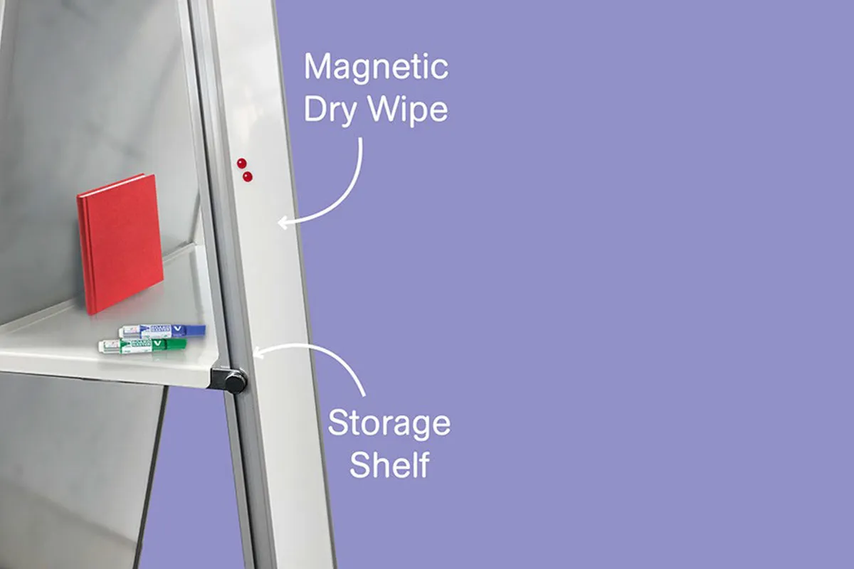 Vision Alpha AD1 Mobile Porcelain Whiteboard