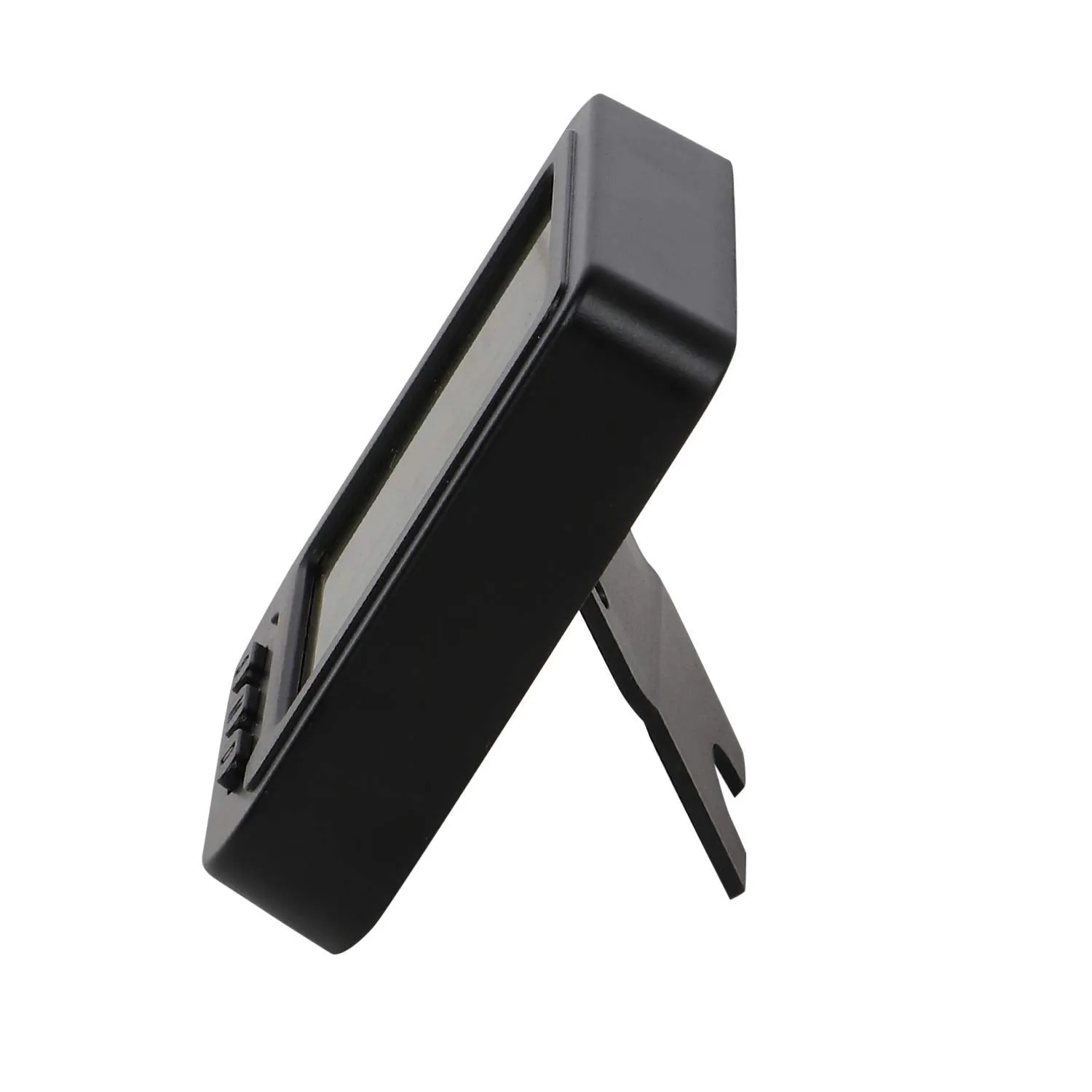 VM Traders Plastic Digital Magnet Led Date and Time Clock with Flexible Back Stand (Black) Pack of 1(39Wx39Lx31H Inches)