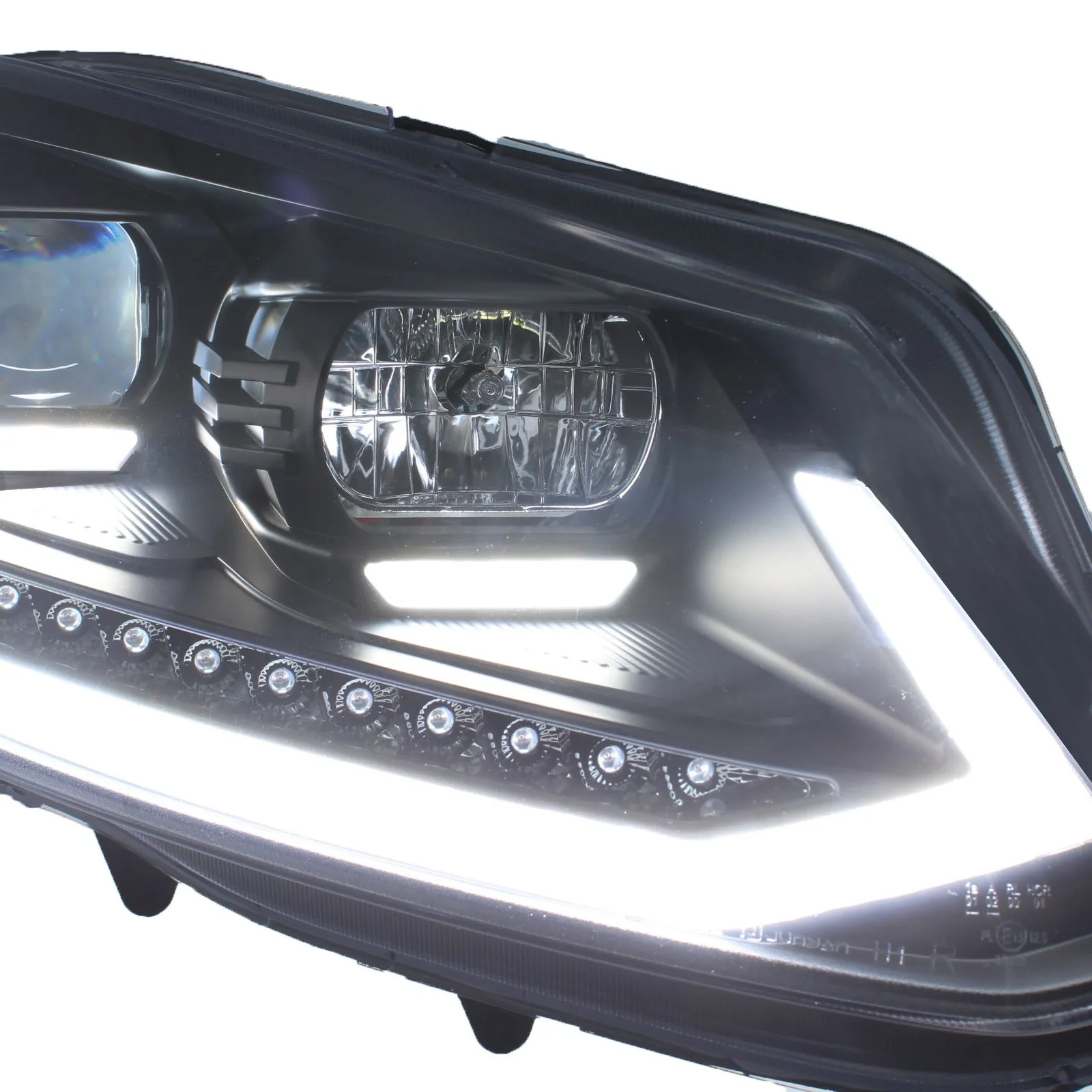 VW Caddy MK3 DRL full led headlights with dynamic indicators 10-15
