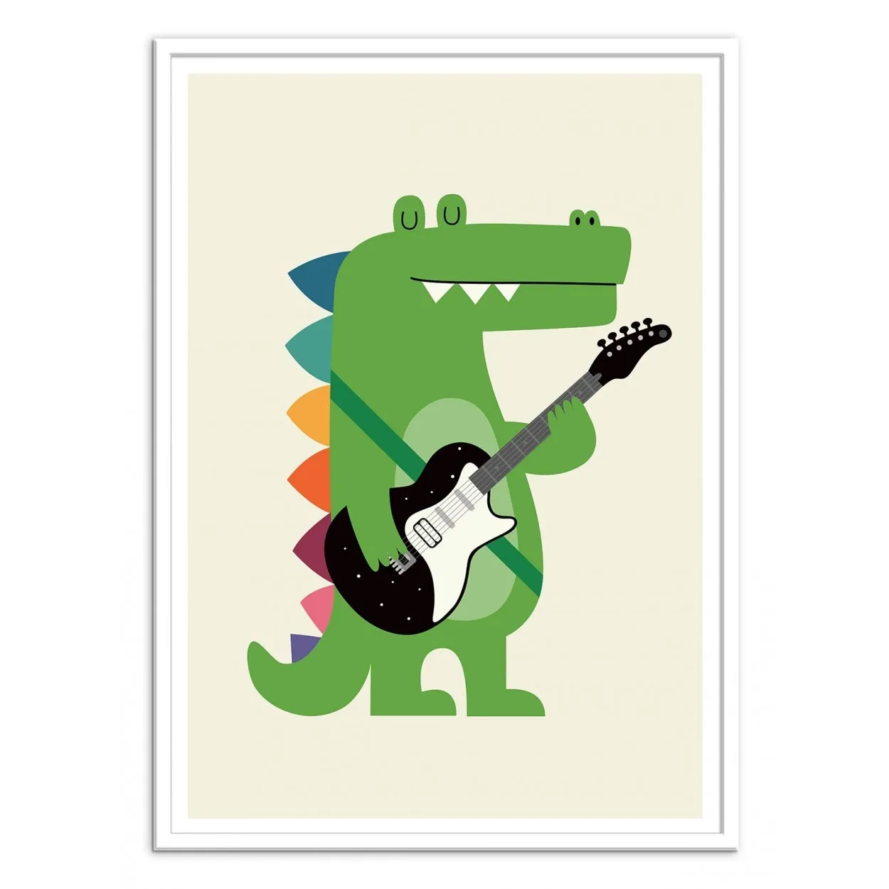 Wall Editions Art Poster Croco Rock