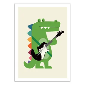 Wall Editions Art Poster Croco Rock