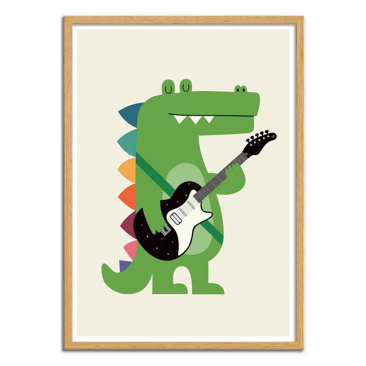 Wall Editions Art Poster Croco Rock