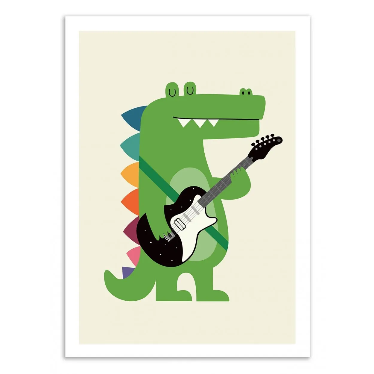 Wall Editions Art Poster Croco Rock