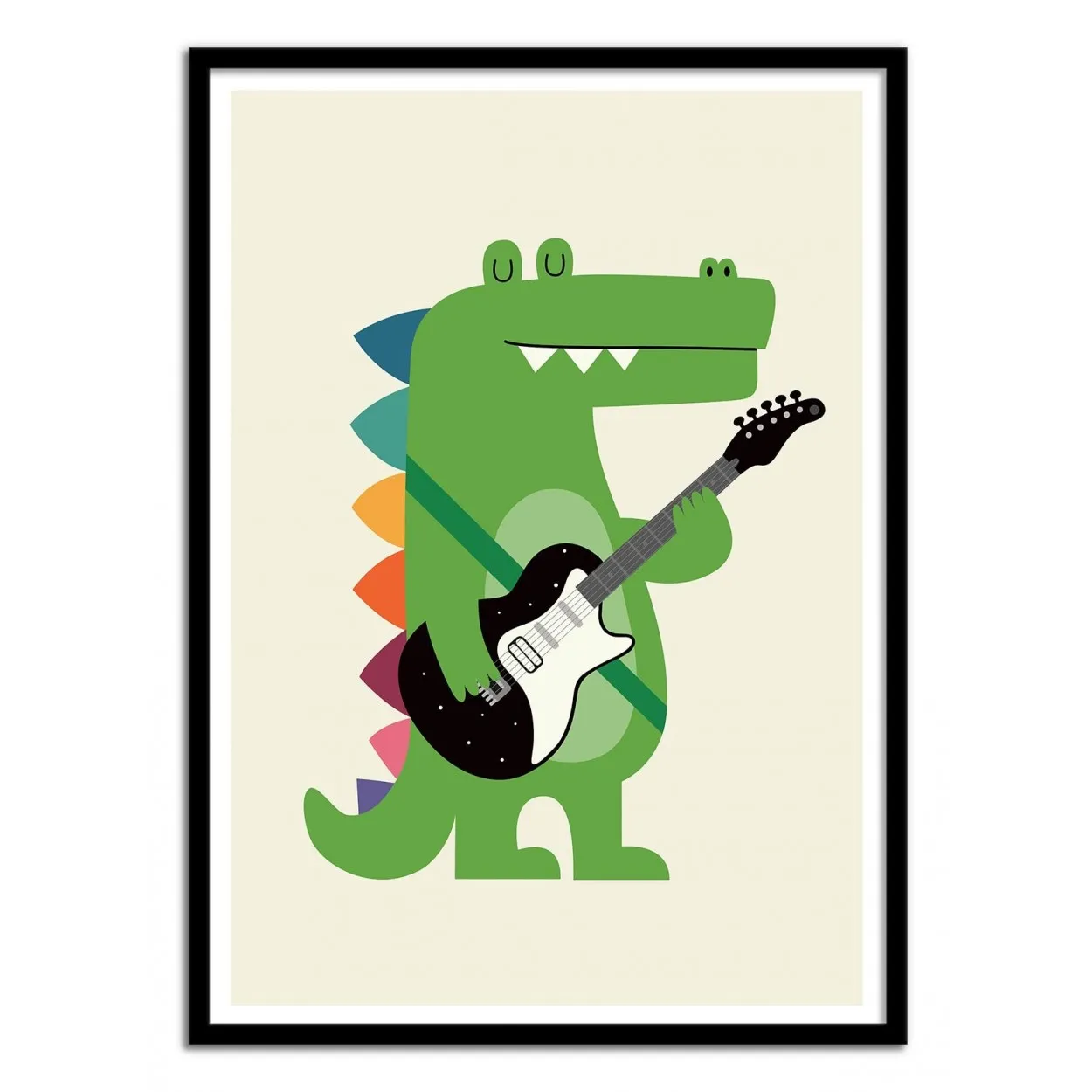 Wall Editions Art Poster Croco Rock