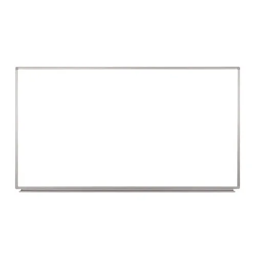 Wall-mounted Magnetic Whiteboard, 72" X 40", White Surface, Silver Aluminum Frame