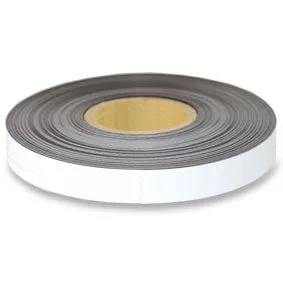 White Magnetic Tape - 25mm x 0.8mm | 30m ROLL