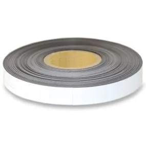 White Magnetic Tape - 25mm x 0.8mm | 30m ROLL