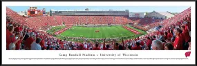 Wisconsin Football - "50 Yard Line" Panorama Framed Print