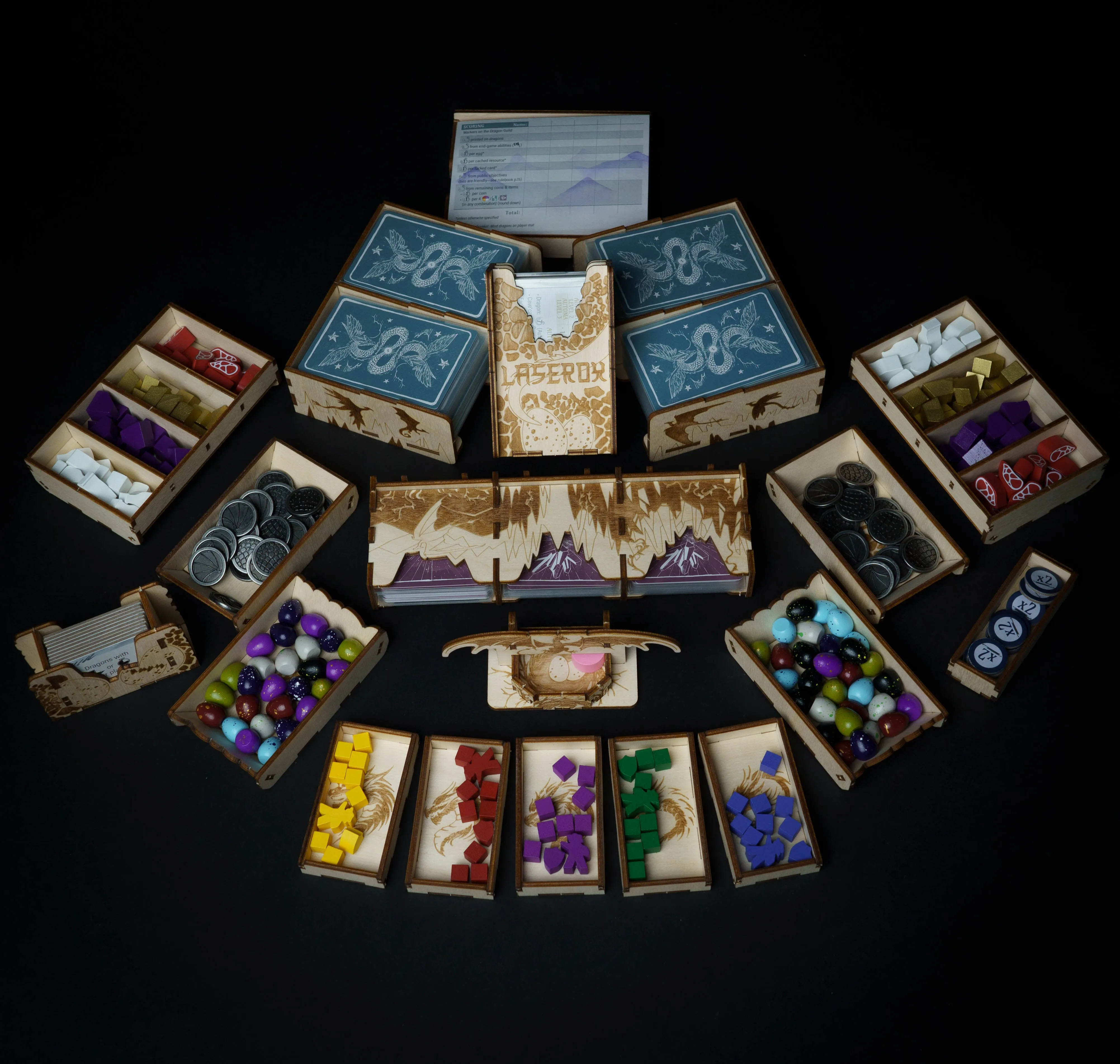Wyrmspan Organizer (LaserOx)