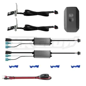 XKGlow RGB Devil Eye Kit for Headlights w/ Xkchrome Smartphone App